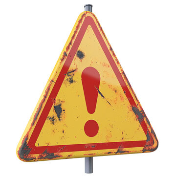 recommend clip art: 3d warning sign with exclamation mark clip art