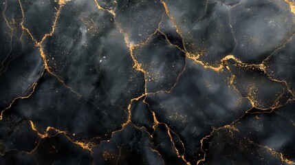 Black gold marble texture background pattern with high resolution. Luxury background for design.