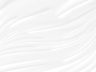 white and gray abstract soft fabric roll beauty smooth curve shape decorate fashion textile background