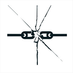 Broken Chains.The Concept of Gaining Freedom.