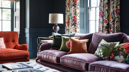 Cottage interior design and country house home decor and furniture, English countryside style interiors idea