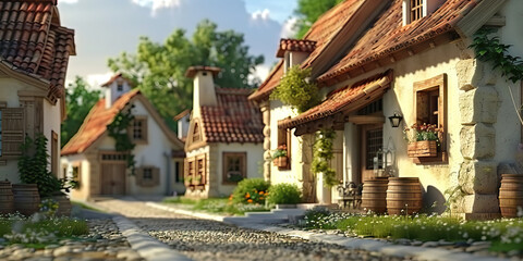 Rural Architectural Charm: Charming countryside buildings and structures with rustic appeal.