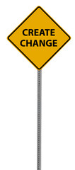 create change sign
