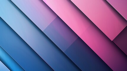 Fototapeta premium Abstract Backgrounds: Blue and pink gradient backdrop with dynamic diagonal stripes. Vector illustration featuring paper-style texture, flat design, minimalistic, backdrop, wallpaper,pattern 