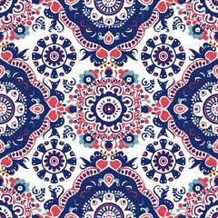 Vintage Floral Paisley Seamless Pattern for Textile and Wallpaper Design