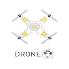 Vector drone icon symbol design drone icon or logo isolated sign symbol vector illustration