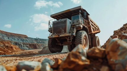 Fototapeta premium Mining Truck in Quarry