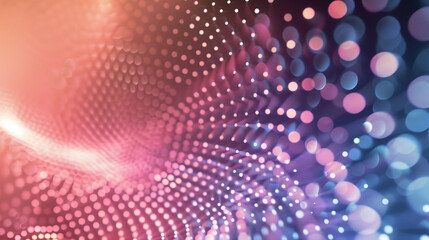 Obraz premium Abstract background with pink, white, and blue bokeh