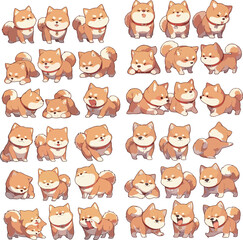 Adorable Shiba Inu Expressions
