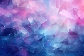 Obraz premium Creative digital sparkly polygonal mesh background