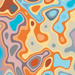 COLORFUL TEMPLATE ABSTRACT PAPER CUT PATTERN DESIGN FLAT PASTEL COLOR FOR WALLPAPER BACKGROUND ELEMENT VECTOR 