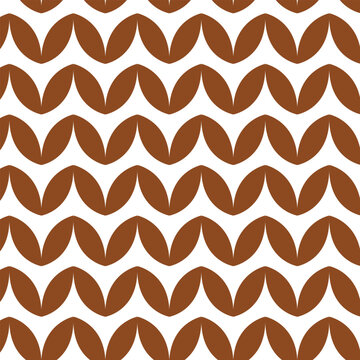 Fall waves seamless pattern design