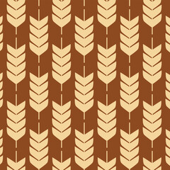 wheat seamless pattern design