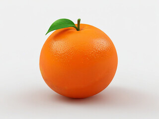 orange on white background