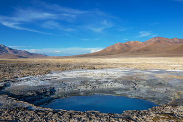 Hot springs in Chile