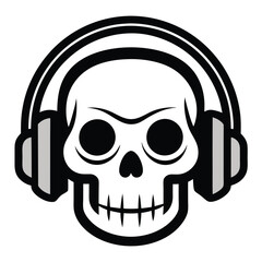 Skull vector pirate icon logo Halloween ghost graphic symbol illustration