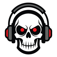 Skull vector pirate icon logo Halloween ghost graphic symbol illustration