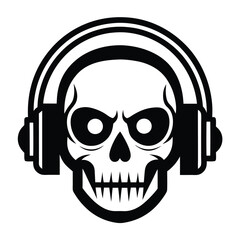 Skull vector pirate icon logo Halloween ghost graphic symbol illustration