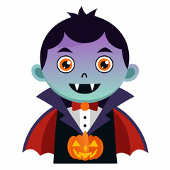  Vampire  Silhouette Vector illustration