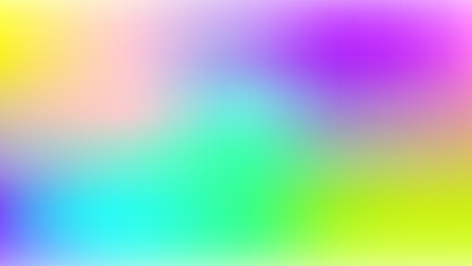 Abstract colorful background with liquid fluid vibrant color gradient, rainbow palette of blue, green, yellow, pink, orange, purple wallpaper