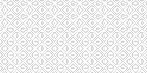 Vector overlapping Pattern Minimal diamond geometric white gray color spiral line waves abstract  line. seamless fabric stripe overlap creative retro circle line minimal pattern white background.