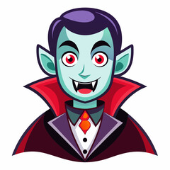  Vampire  Silhouette Vector illustration