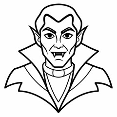 Vampire  Silhouette Vector illustration