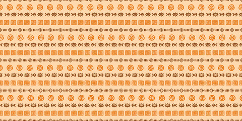 African ethnic seamless pattern. Tribal background