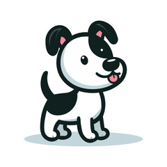 silhouette dog vector, illustration and cartoon