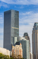 Fototapeta premium Old and new buildings in the center of Tianjin, China