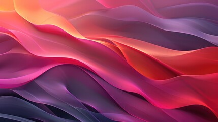 Obraz premium Gradient waves with a sense of fluid motion