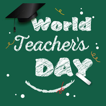  hand drawn teachers' day background	