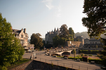 Morning view in Durbuy, Belgium.