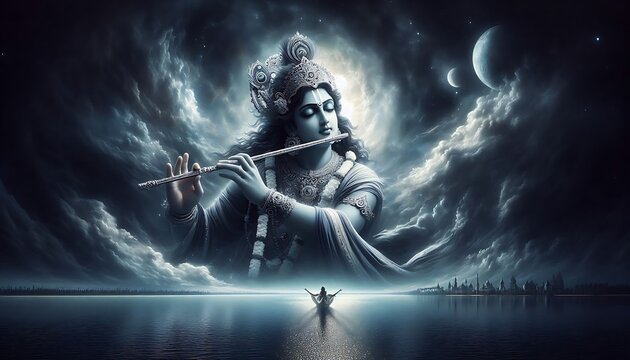 Portrait of Lord Krishna