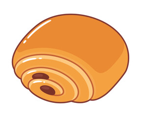 Pain au chocolat drawing