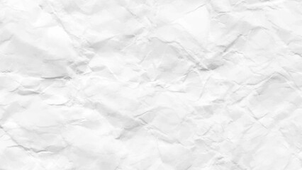 Paper texture Crumpled White.Top view.