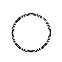 lines forming a circle with a white background