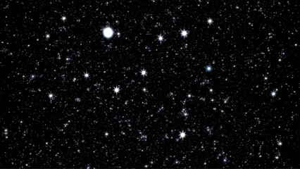 This is an illustration of star night.