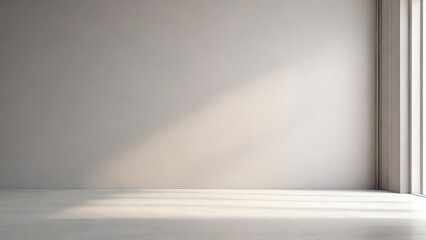 Minimalistic Abstract Light Grey Smooth Wall Background for Product Presentation. Made with Generative AI Technology