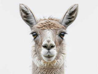 Obraz premium llama on white