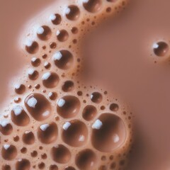 Chocolate Milk close up shot