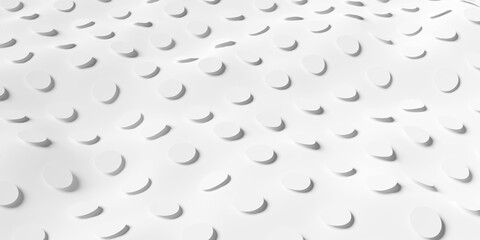 Random size white circle background bend wave plane wallpaper banner pattern