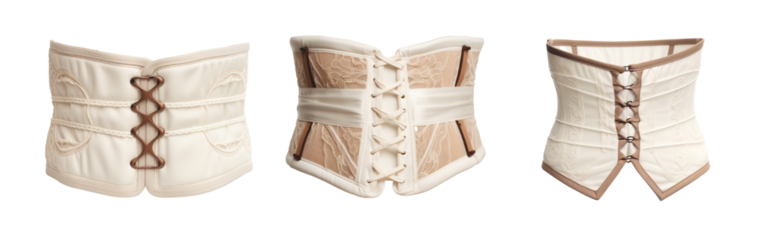 Boned Waist Training Shaper Corset Zipper  png