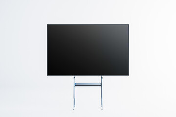 Blackboard on a Stand in a Modern Room. 3D Rendering
