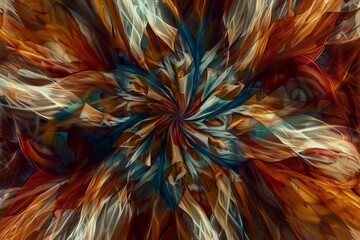 Obraz premium Abstract swirl of colors and shapes.