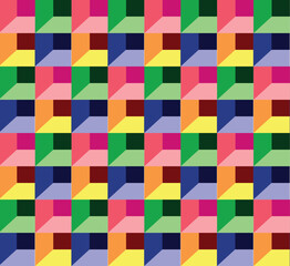 a colorful vector pattern design