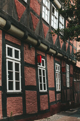 Naklejka premium house in the old town of Lunenburg in northern Germany