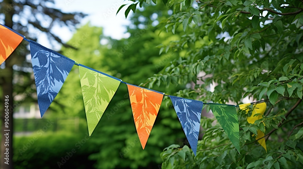 Canvas Prints flags on the wind