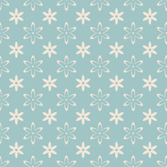 Seamless decorative pattern with flowers wallpaper festive birthday background art decor design for textile, paper	
