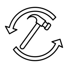 Early Recovery icon. outline icon